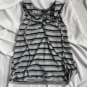 Rue21 Black and White Striped Women's Top